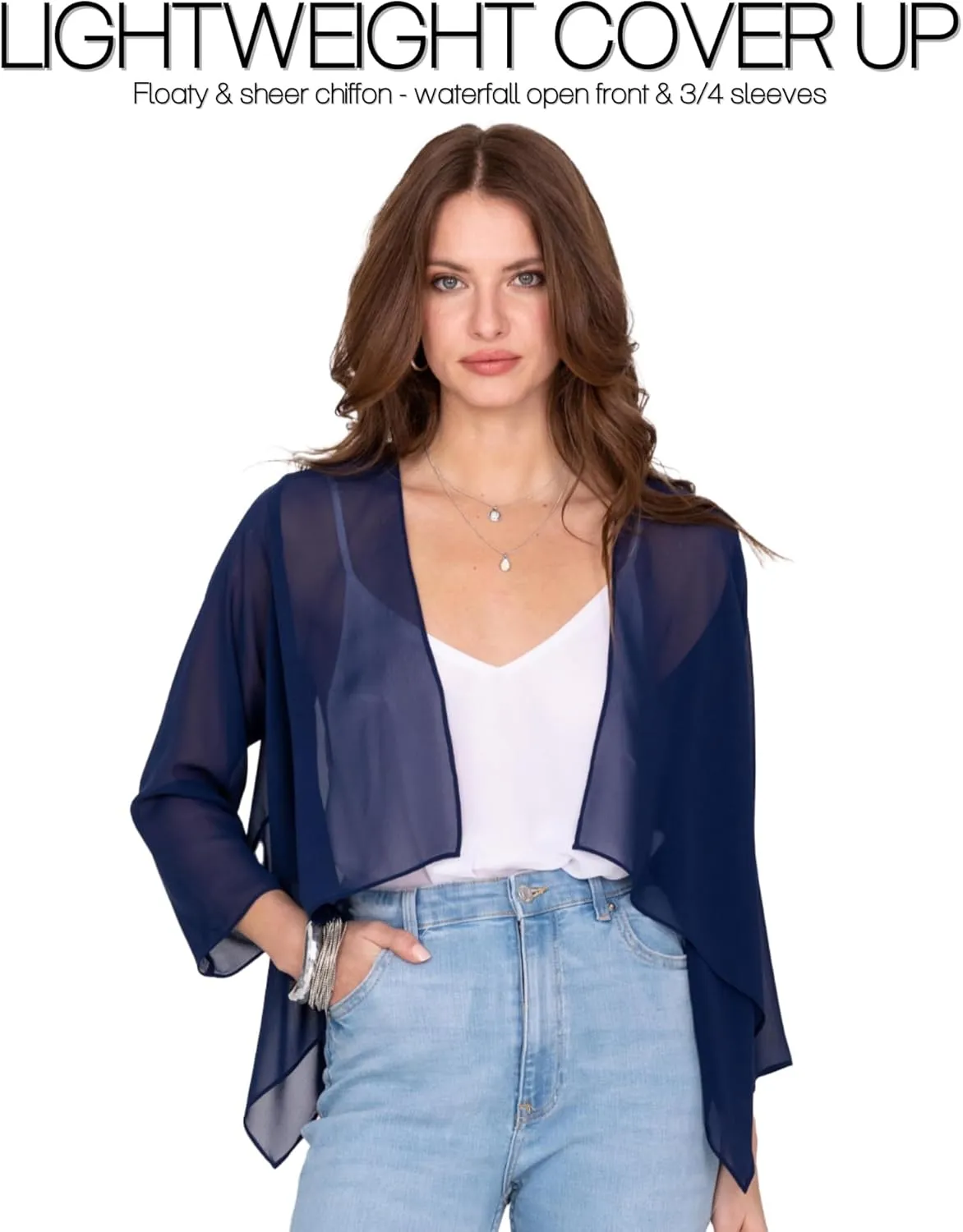 likemary Bolero Shrugs for Women - Bolero Jackets & Shrug Cardigans for Dresses - Elegant Sheer Cover Ups for Day & Evening