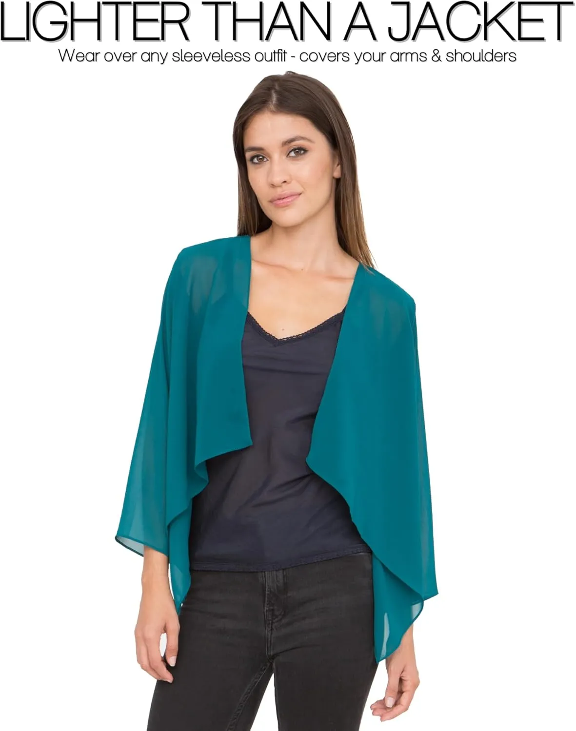 likemary Bolero Shrugs for Women - Bolero Jackets & Shrug Cardigans for Dresses - Elegant Sheer Cover Ups for Day & Evening