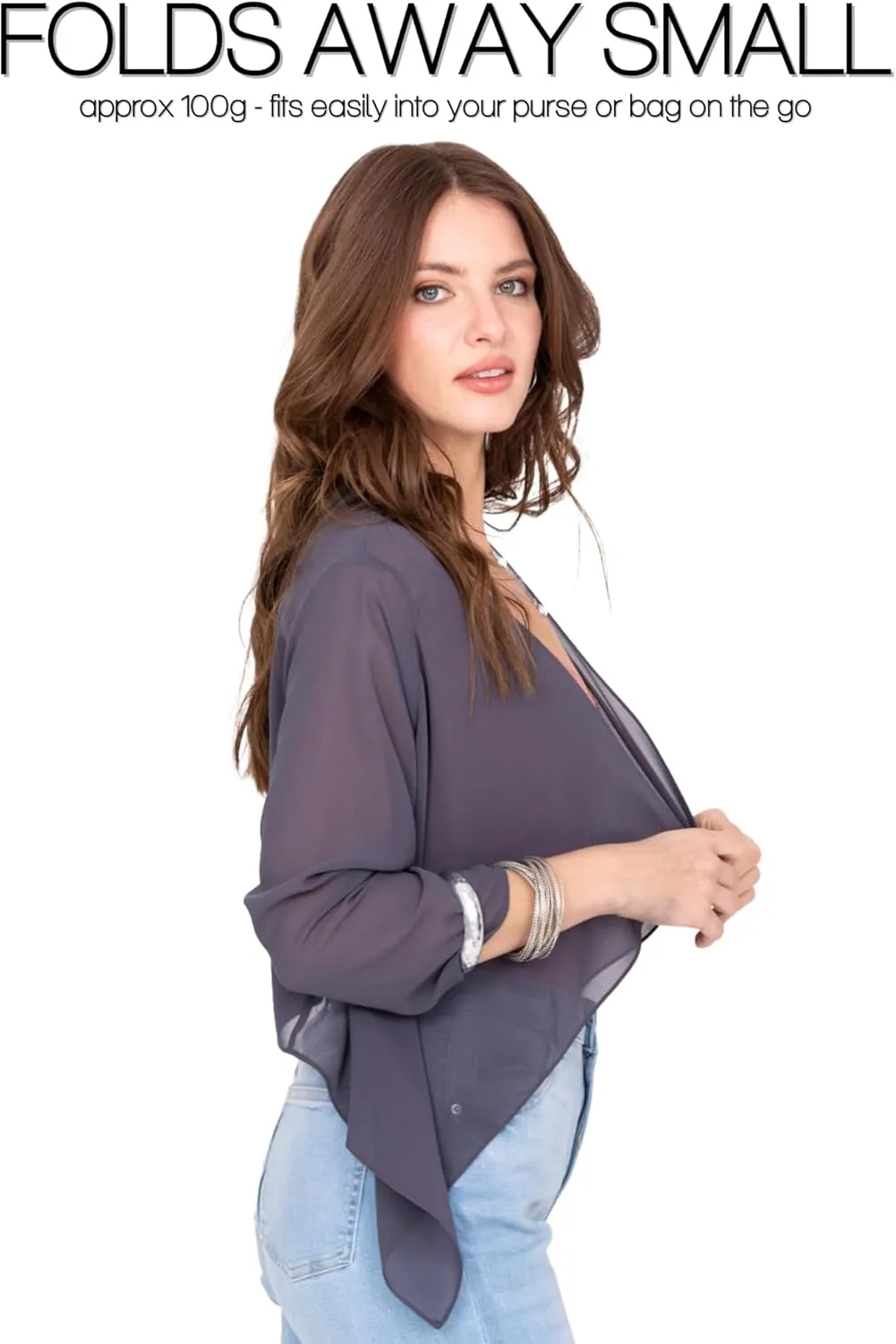 likemary Bolero Shrugs for Women - Bolero Jackets & Shrug Cardigans for Dresses - Elegant Sheer Cover Ups for Day & Evening