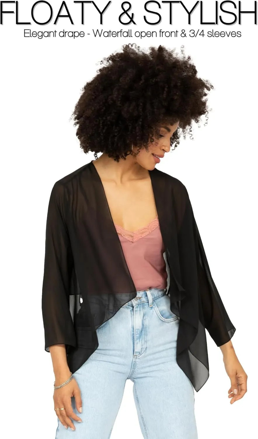 likemary Bolero Shrugs for Women - Bolero Jackets & Shrug Cardigans for Dresses - Elegant Sheer Cover Ups for Day & Evening