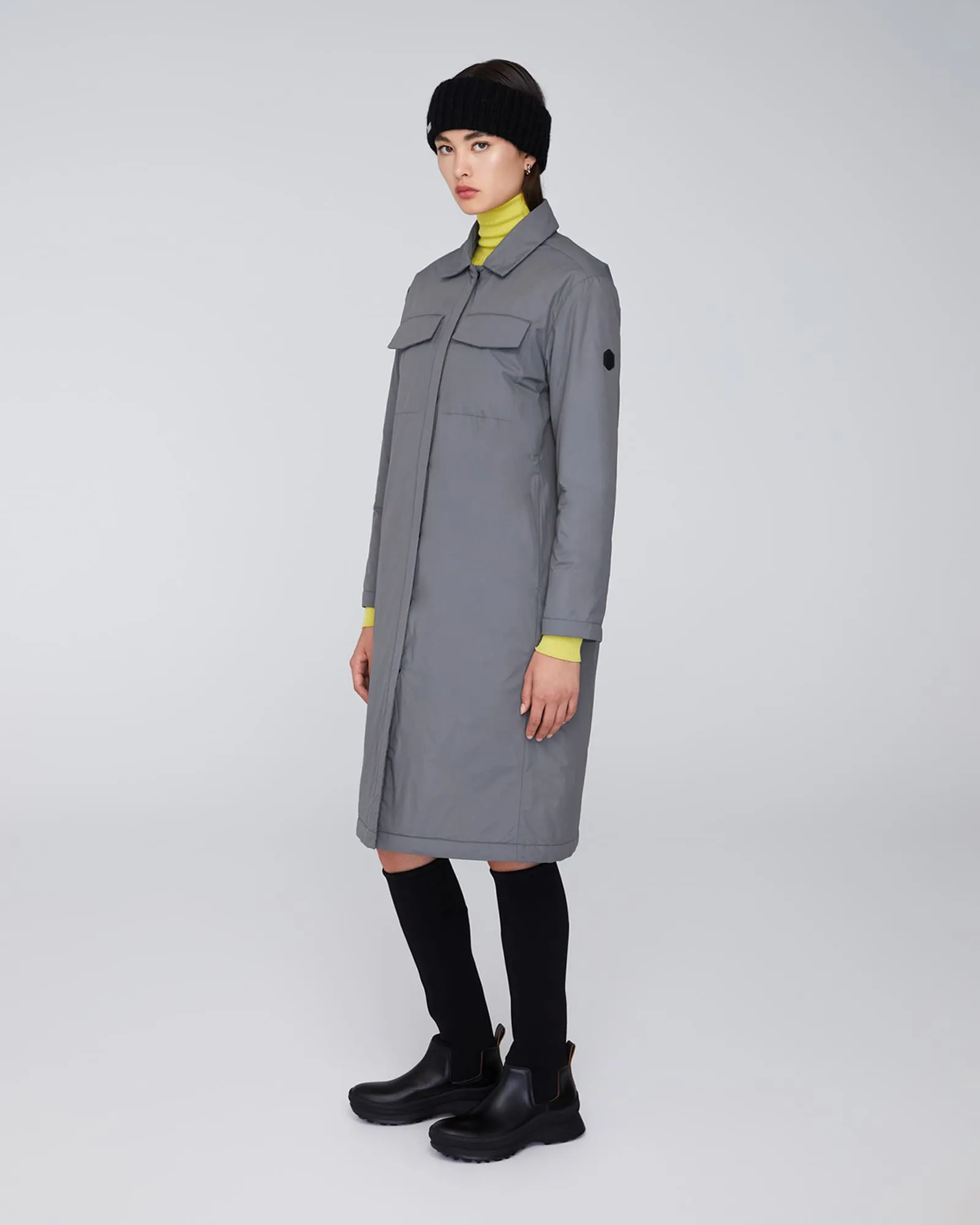 LINA | Long Insulated Shirt Jacket