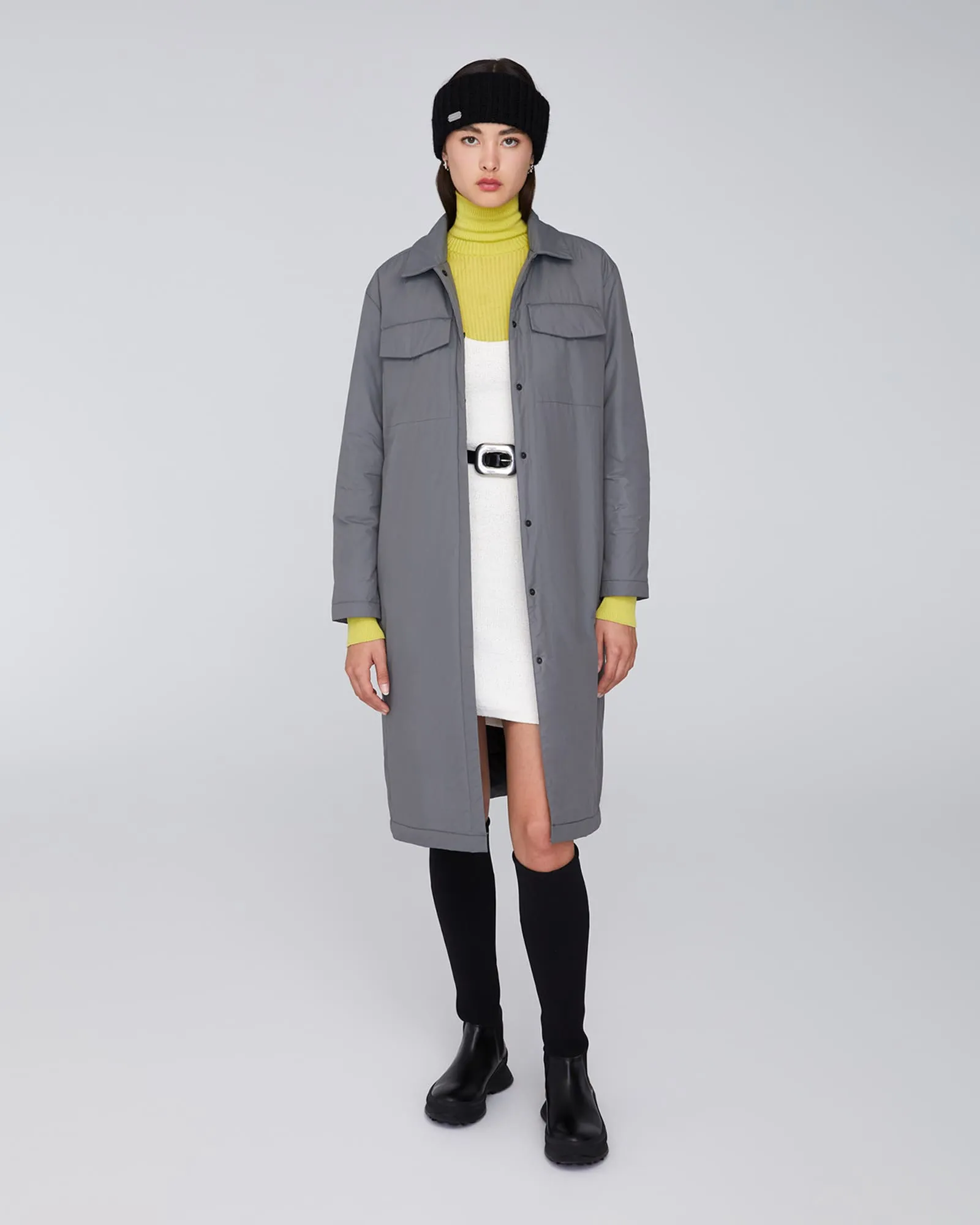 LINA | Long Insulated Shirt Jacket