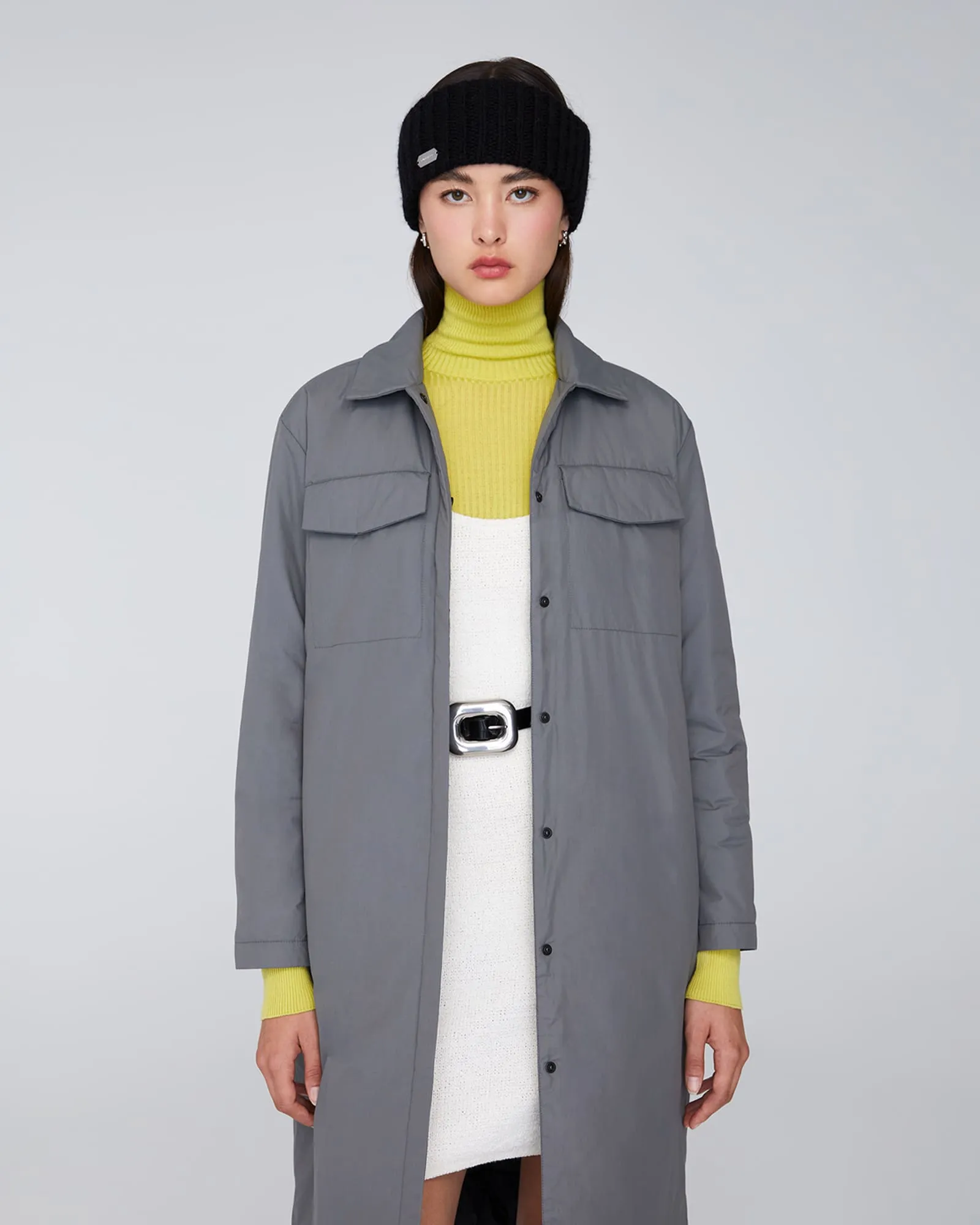 LINA | Long Insulated Shirt Jacket