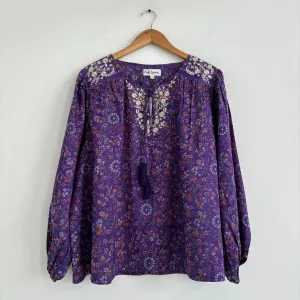 Lolita Embroidered Silk Blouse 103 - XXXL