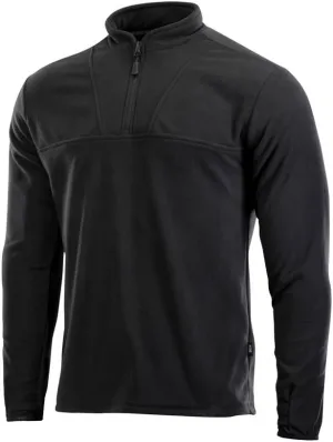 M-Tac Quarter Zip Pullover Men - Fleece Lined Thermal Shirt for Men - Lightweight Tactical Long Sleeve Shirt Top Delta