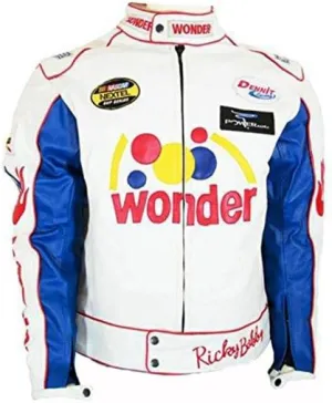 Men & Women Ricky Bobby Carley Bobby Jacket - Faux Leather Racing Jacket-Motorcycle Jacket Cosplay Costume