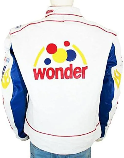 Men & Women Ricky Bobby Carley Bobby Jacket - Faux Leather Racing Jacket-Motorcycle Jacket Cosplay Costume