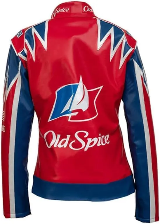 Men & Women Ricky Bobby Carley Bobby Jacket - Faux Leather Racing Jacket-Motorcycle Jacket Cosplay Costume