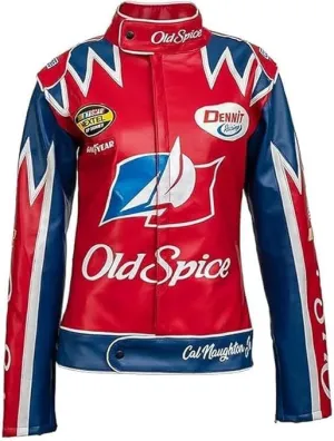 Men & Women Ricky Bobby Carley Bobby Jacket - Faux Leather Racing Jacket-Motorcycle Jacket Cosplay Costume