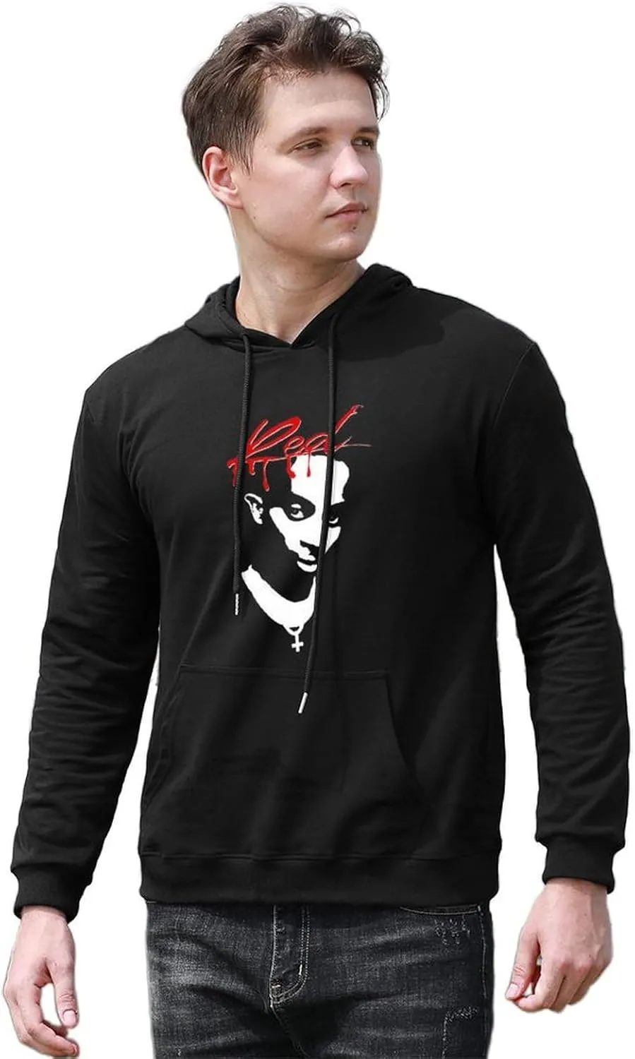 Men Women Hoodies Oversized Sweatshirts Casual Cotton Hooded Casual Long Sleeve Top Graphic Clothing