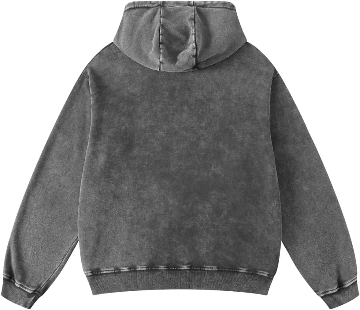 Mens Acid Wash Hoodie Vintage Casual Streetwear Overasized Hoodies Unisex Pullover Heavyweight Hooded Sweatshirt H0211