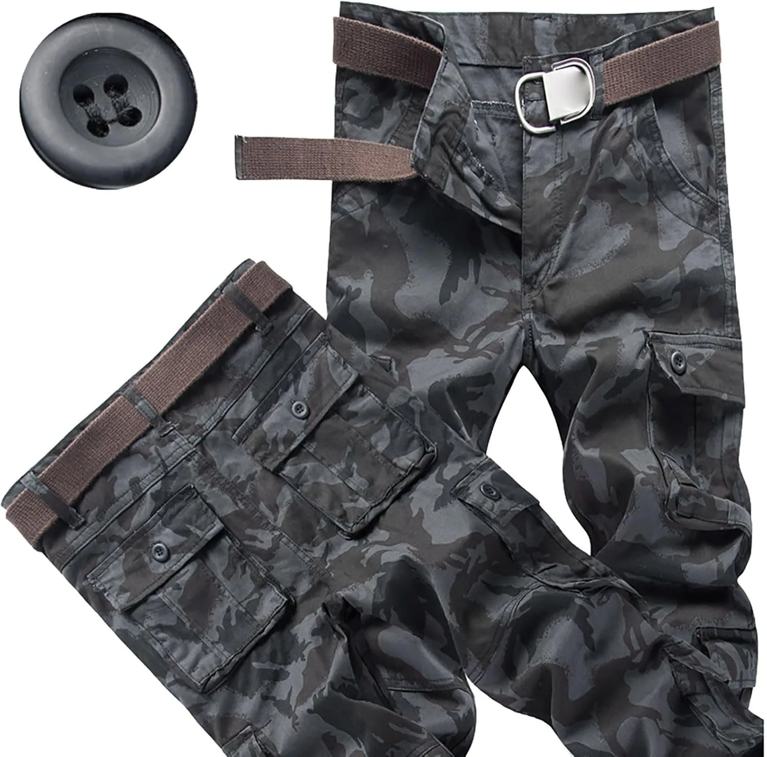 Mens Black Cargo Pants 6 Full Men's Cargo Cargo Pocket Men's Pants Sweats for Men Lightweight Sweatpants Men Mens