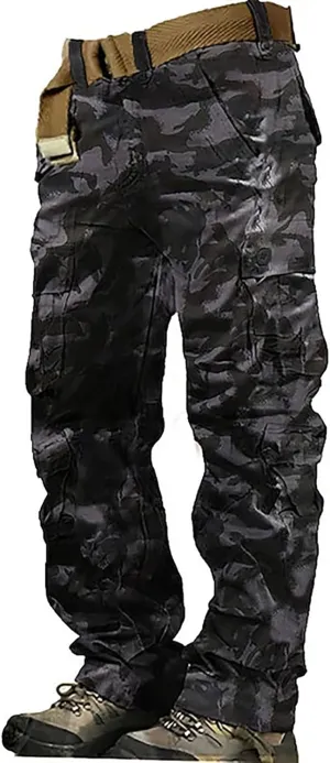 Mens Black Cargo Pants 6 Full Men's Cargo Cargo Pocket Men's Pants Sweats for Men Lightweight Sweatpants Men Mens