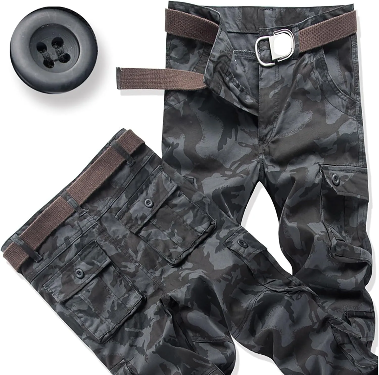 Mens Black Cargo Pants 6 Full Men's Cargo Cargo Pocket Men's Pants Sweats for Men Lightweight Sweatpants Men Mens