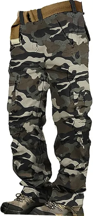 Mens Cargo Work Pants 6 Full Men's Cargo Cargo Pocket Men's Pants Gym Clothes for Men Sweat Pants Mens Lightweight
