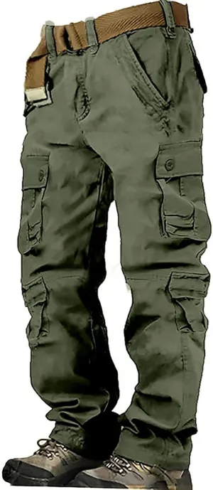 Mens Cargo Work Pants 6 Full Men's Cargo Cargo Pocket Men's Pants Gym Clothes for Men Sweat Pants Mens Lightweight