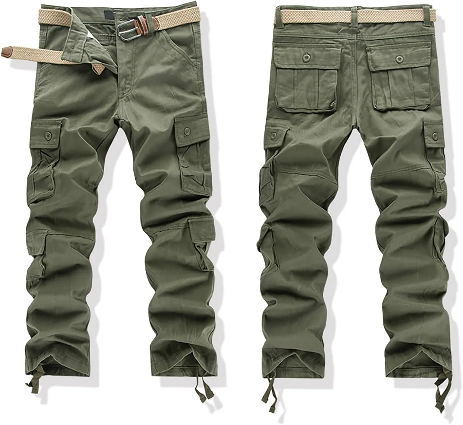 Mens Cargo Work Pants 6 Full Men's Cargo Cargo Pocket Men's Pants Gym Clothes for Men Sweat Pants Mens Lightweight