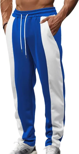 Mens Corduroy Casual Elastic Drawstring Waist Baggy Straight Leg Yoga Sweatpants Beach Travel Work Sports Pants