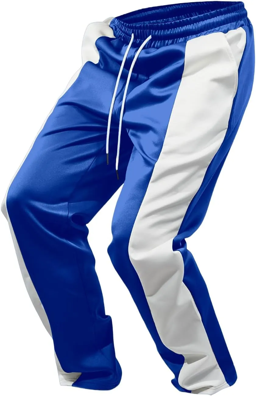 Mens Corduroy Casual Elastic Drawstring Waist Baggy Straight Leg Yoga Sweatpants Beach Travel Work Sports Pants
