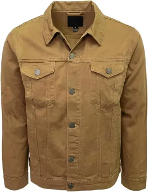 Men's Distressed Denim Jacket Ripped Jean Jacket