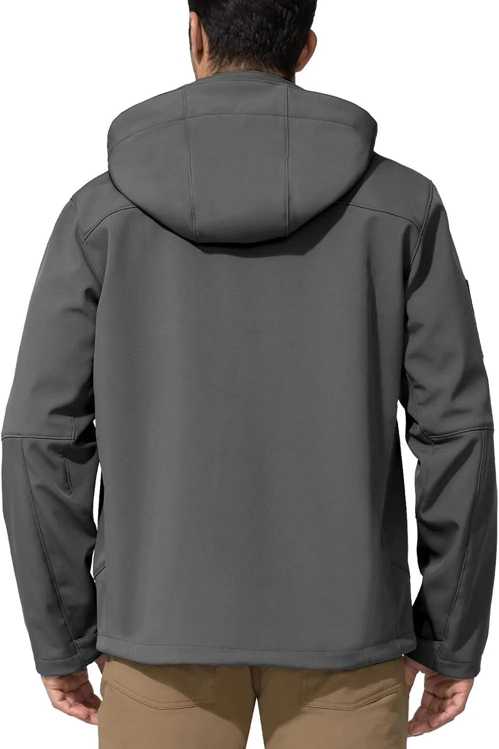 Mens Jacket Waterproof Hooded Coats Tactical Soft Shell Jackets for Men