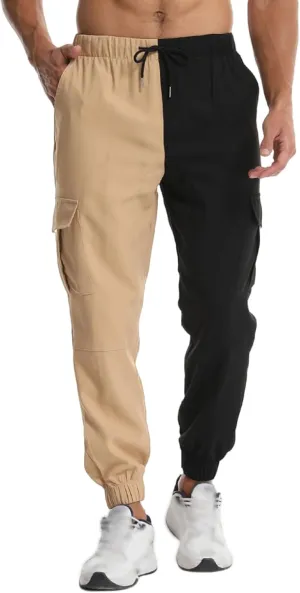 Mens Linen Loose Fit Boho Elastic Drawstring Waist Casual Beach Yoga Travel Baggy Work Pajama Trousers Pants