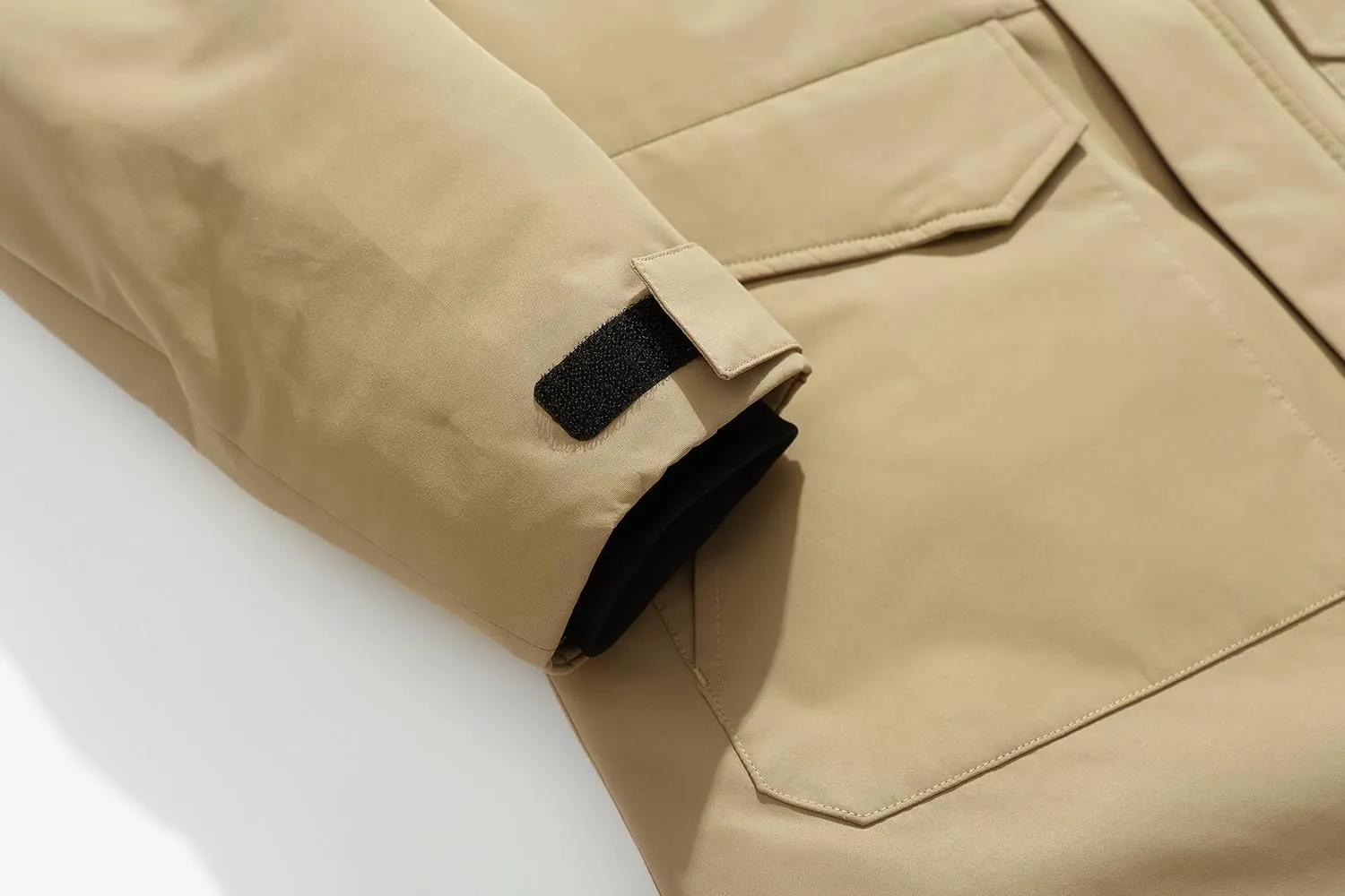 Men's Winter Coats Thicken Parkas Waterproof Windproof Detachable Hood Long Padded Puffer Jacket