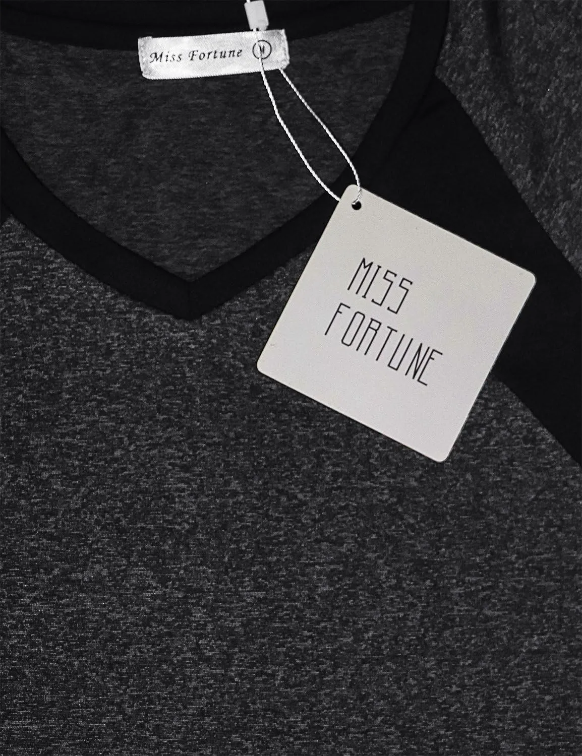MISS FORTUNE Womens Active Wear Exercise Top Yoga Shirt Workout Clothes