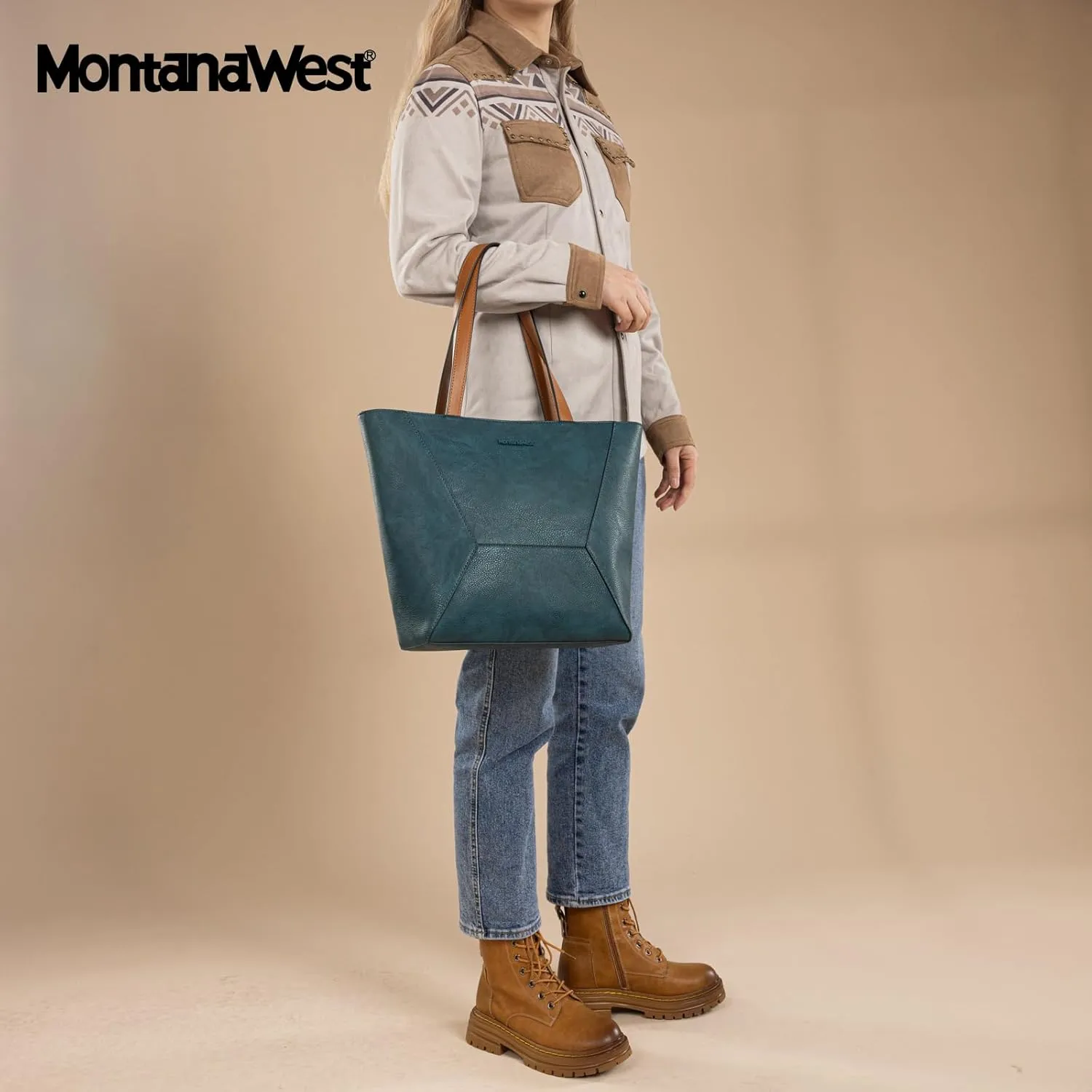Montana West Tote Bag for Women Work Top Handle Handbags and Purses