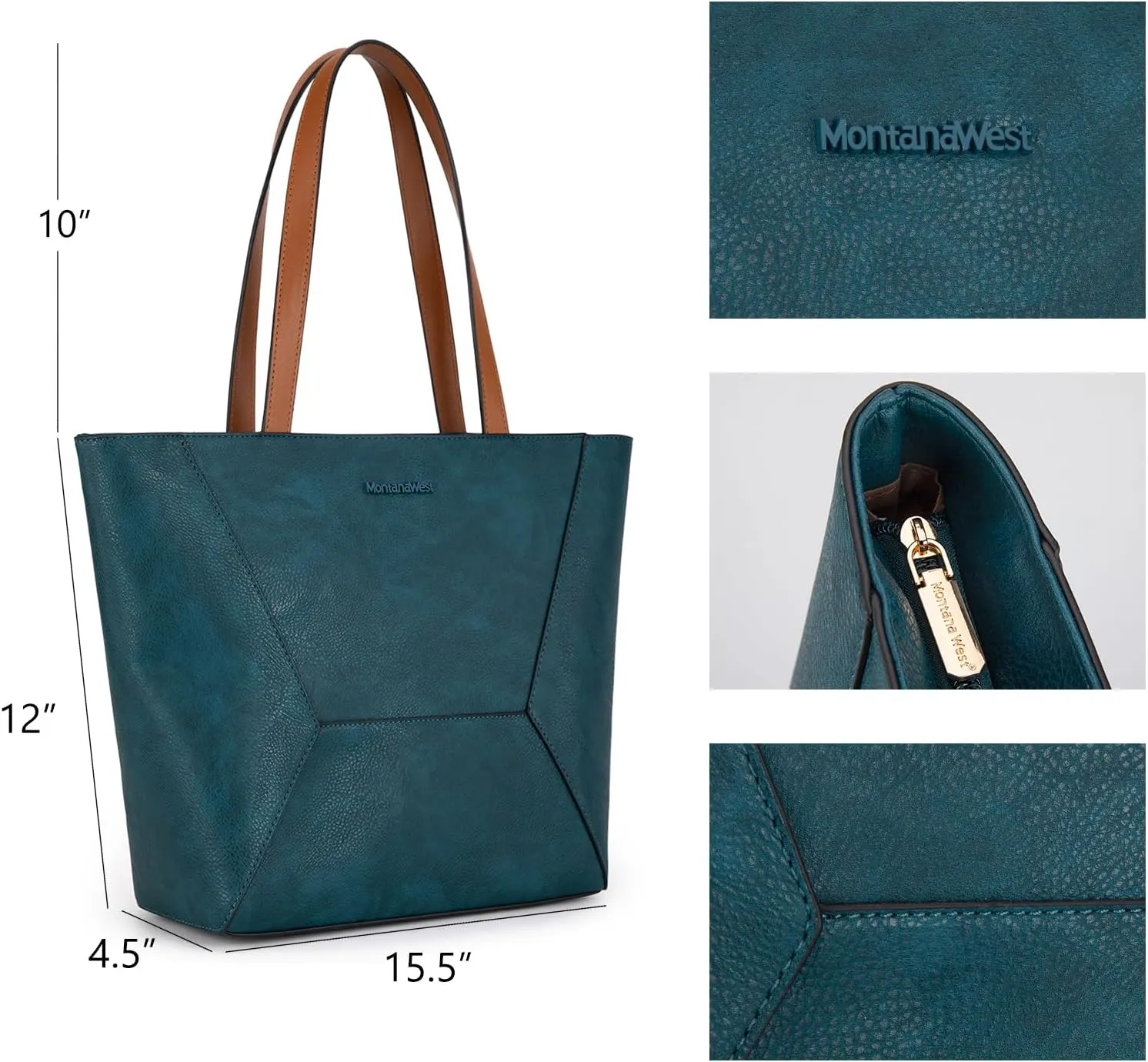 Montana West Tote Bag for Women Work Top Handle Handbags and Purses