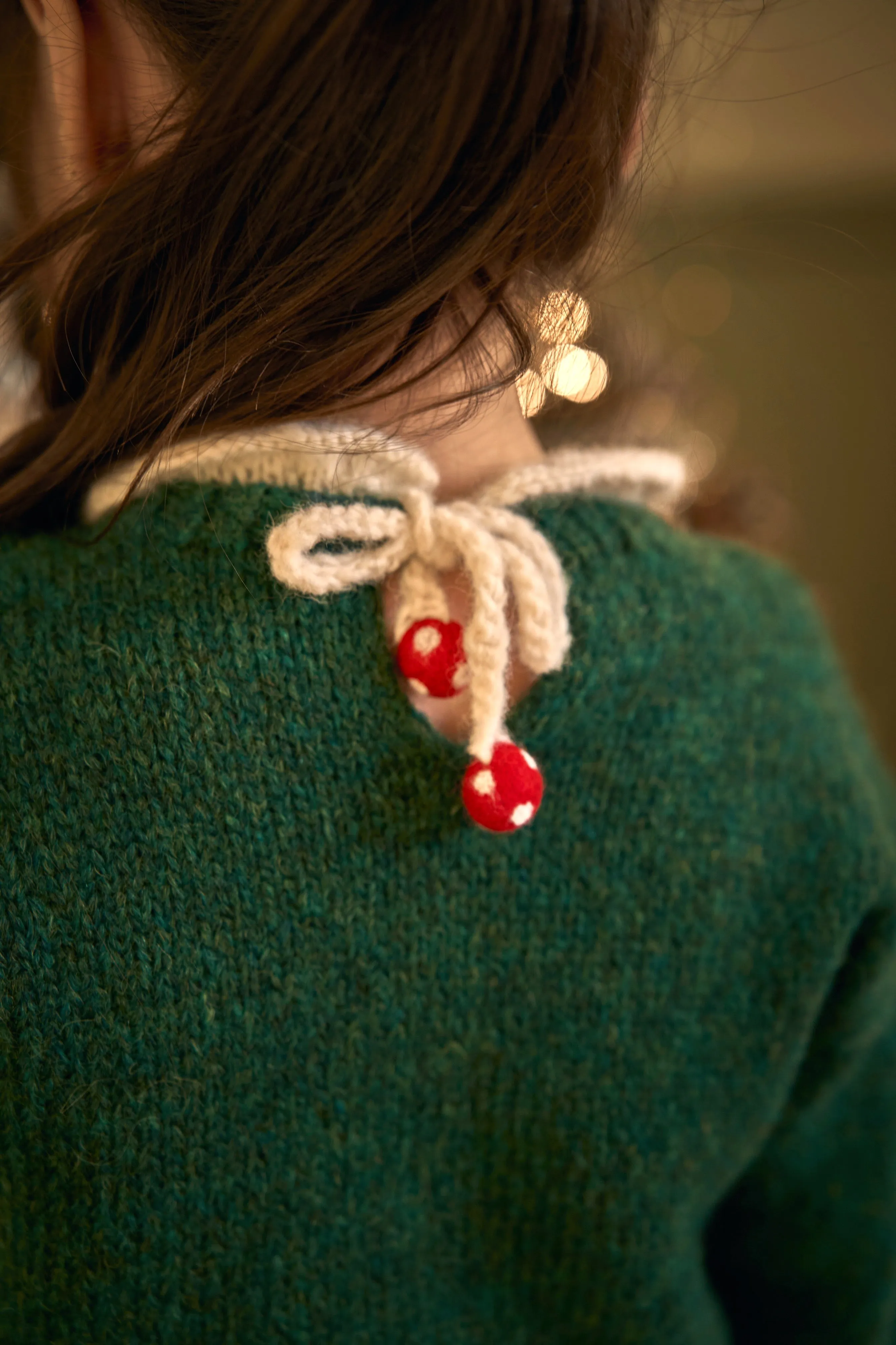 Mushrooms pullover | Emerald