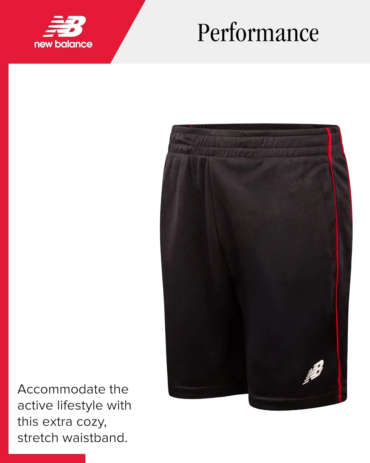 New Balance Boys' Active Shorts Set - 2 Piece Performance T-Shirt and Basketball Shorts - Activewear Set for Boys (4-12)