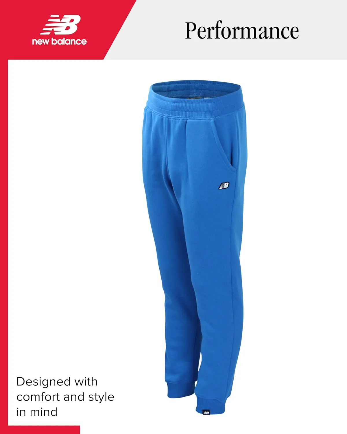 New Balance Boys Tracksuit Set - 2 Piece Athletic Performance Fleece Pullover Hoodie and Jogger Sweatpants Set (Sizes: 8-20)