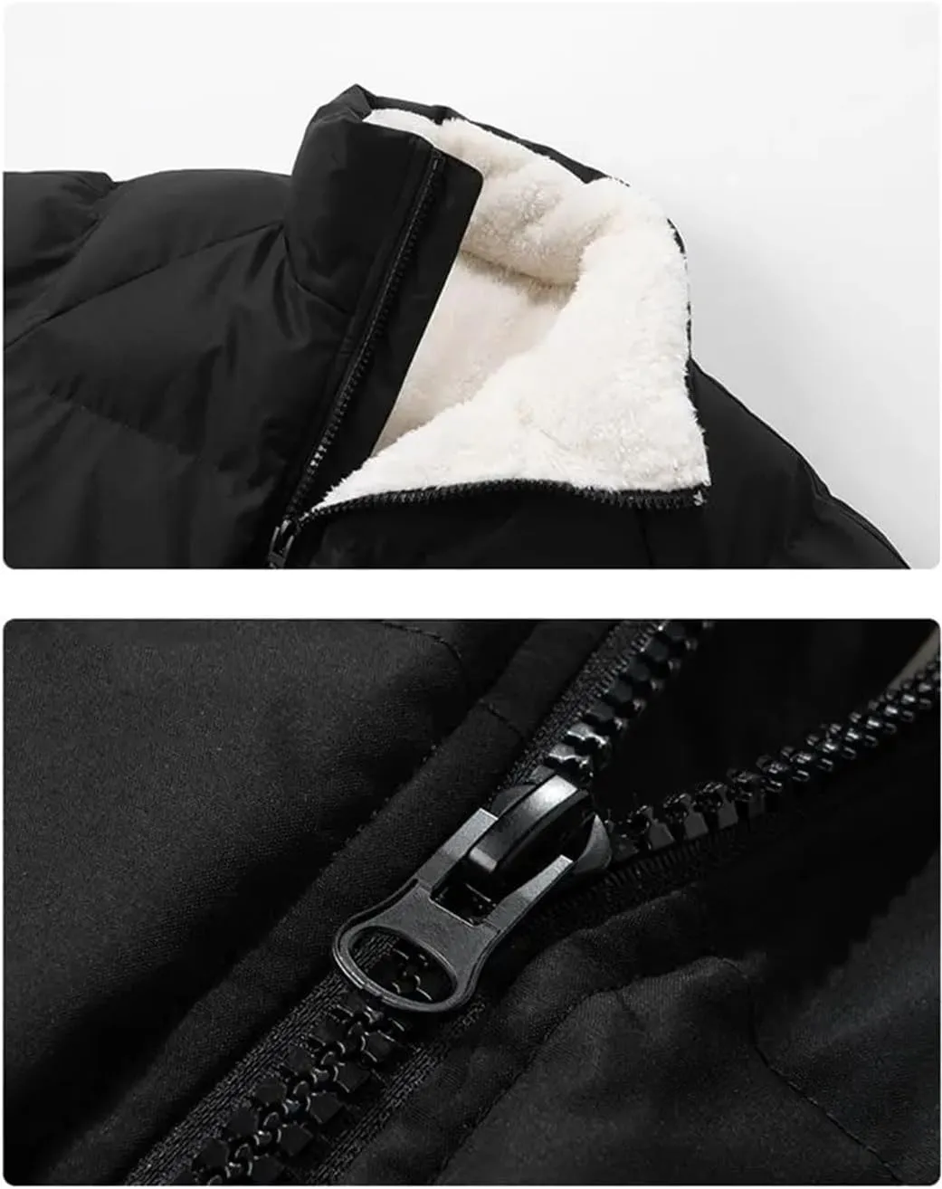 Niiyyjj Winter Men Plus Cashmere Cotton Padded Jacket Men's Casual Thick Warm Large Size Coats
