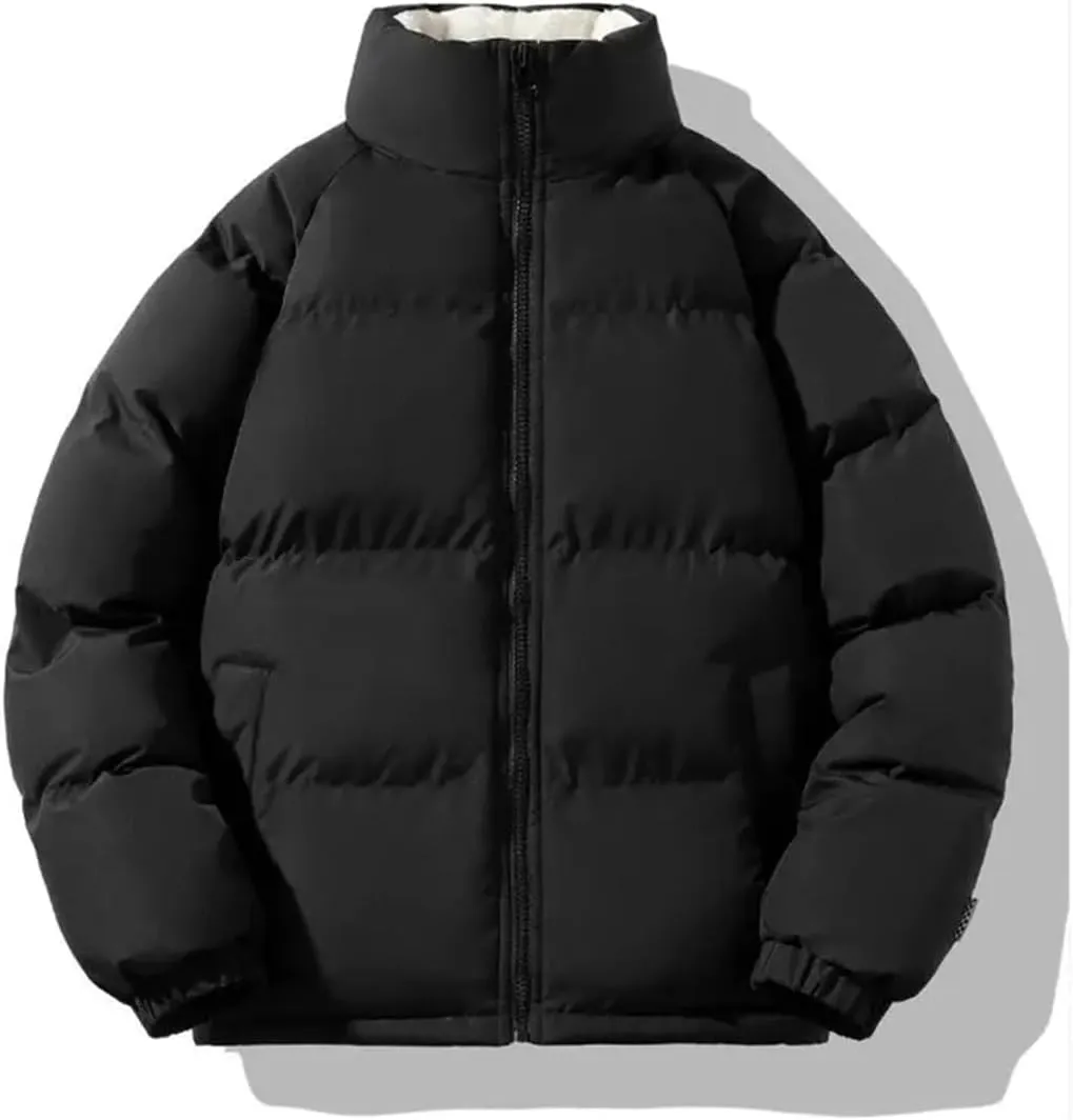 Niiyyjj Winter Men Plus Cashmere Cotton Padded Jacket Men's Casual Thick Warm Large Size Coats