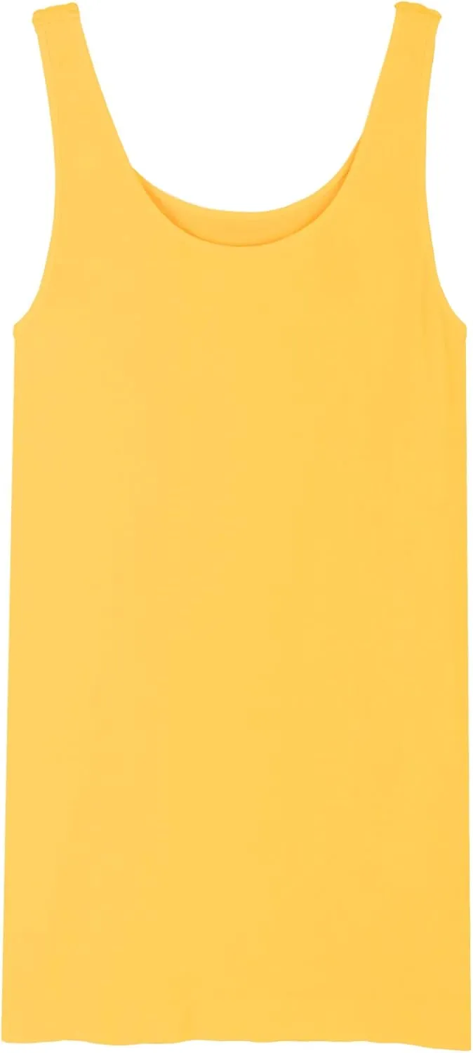NIKIBIKI Women Seamless Basic Jersey Tank Top, Made in U.S.A, One Size