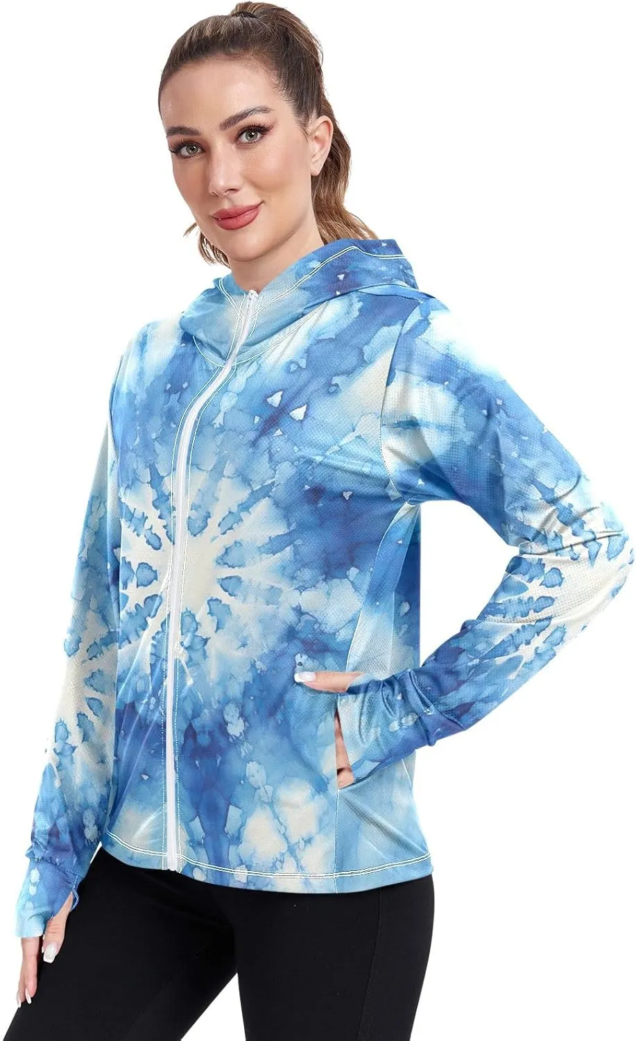 ODAWA Womens Upf Hoodie UV Cooling Hoodie Summer Clothing Sun Shirts