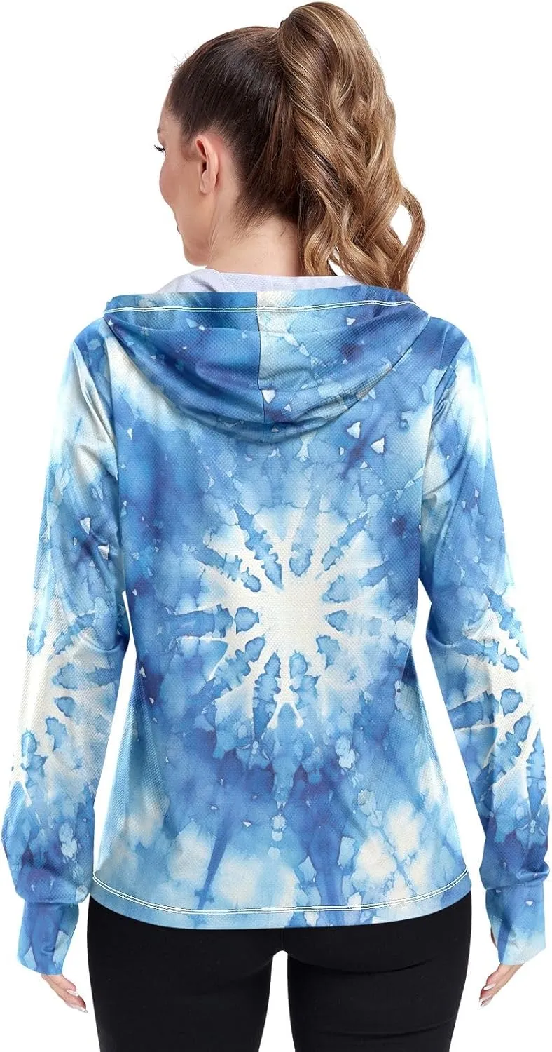 ODAWA Womens Upf Hoodie UV Cooling Hoodie Summer Clothing Sun Shirts
