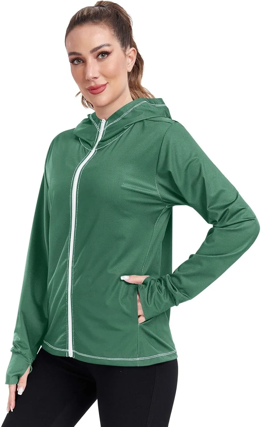 ODAWA Womens Upf Hoodie UV Cooling Hoodie Summer Clothing Sun Shirts