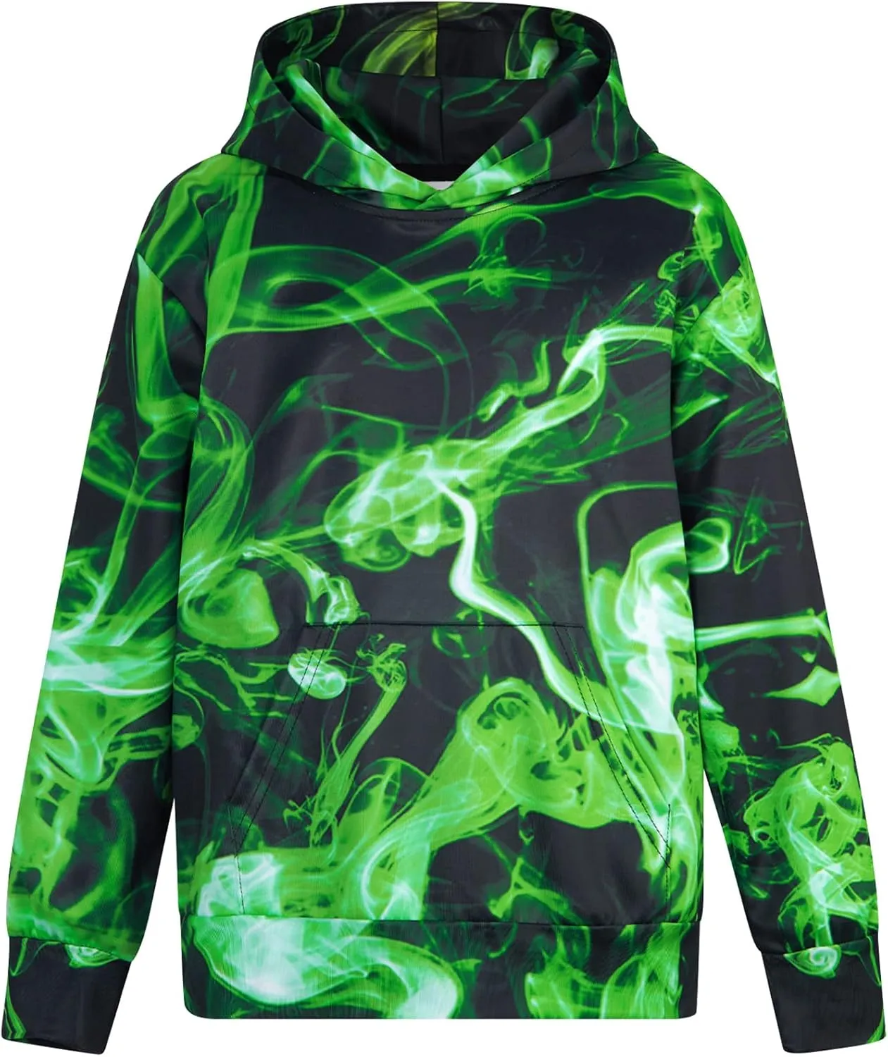 RAISEVERN Kids Hooded Sweatshirt 3D Pullover Hoodie for Girls Boys with Pocket for 6-16 Years