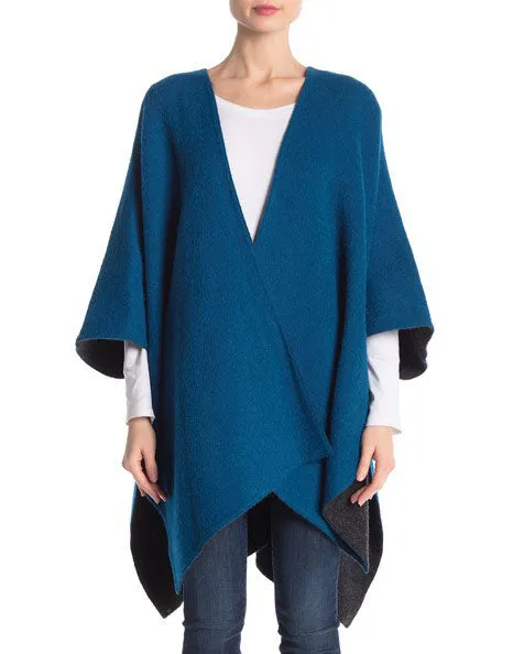 Reversible Alpaca Ruana
