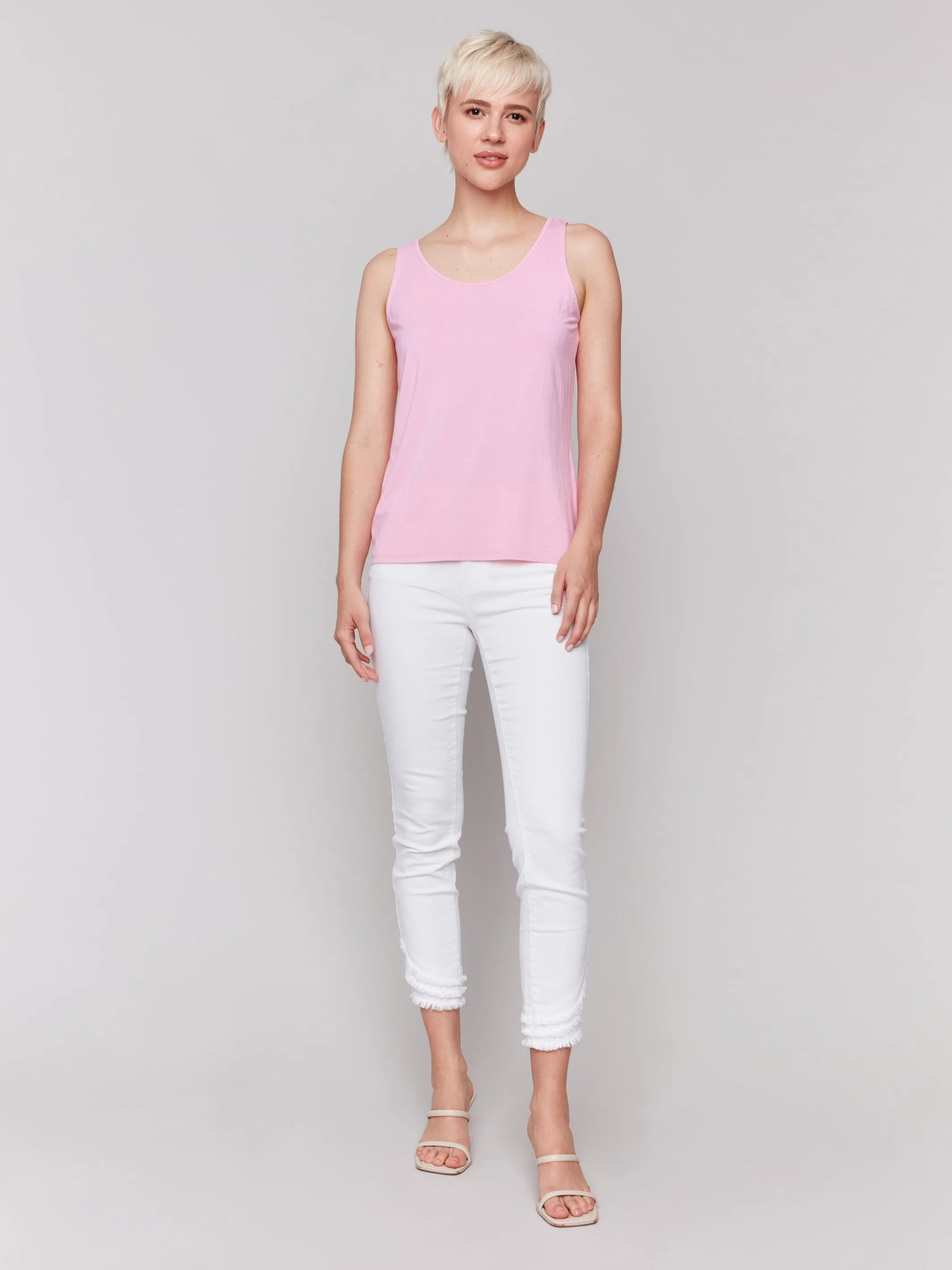 Reversible Bamboo Cami - Begonia