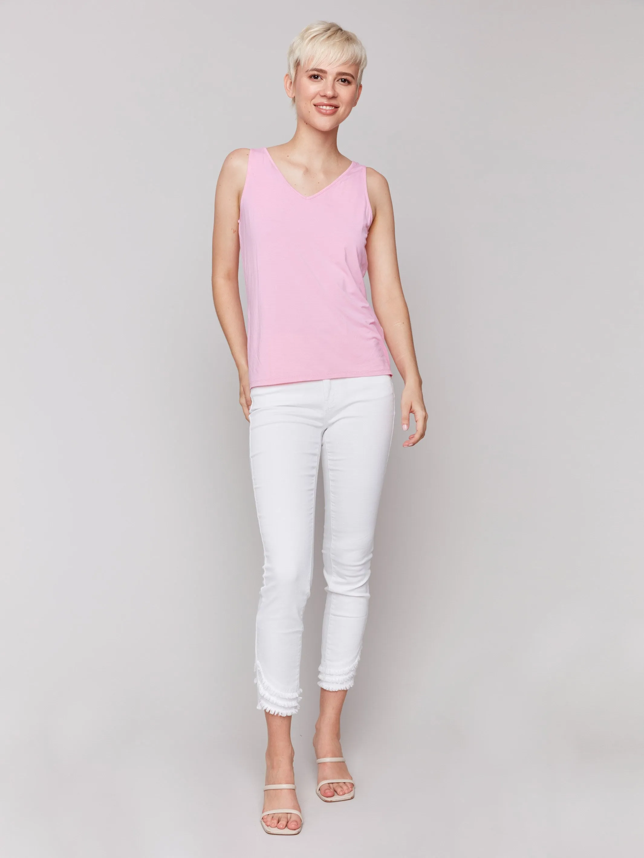 Reversible Bamboo Cami - Begonia