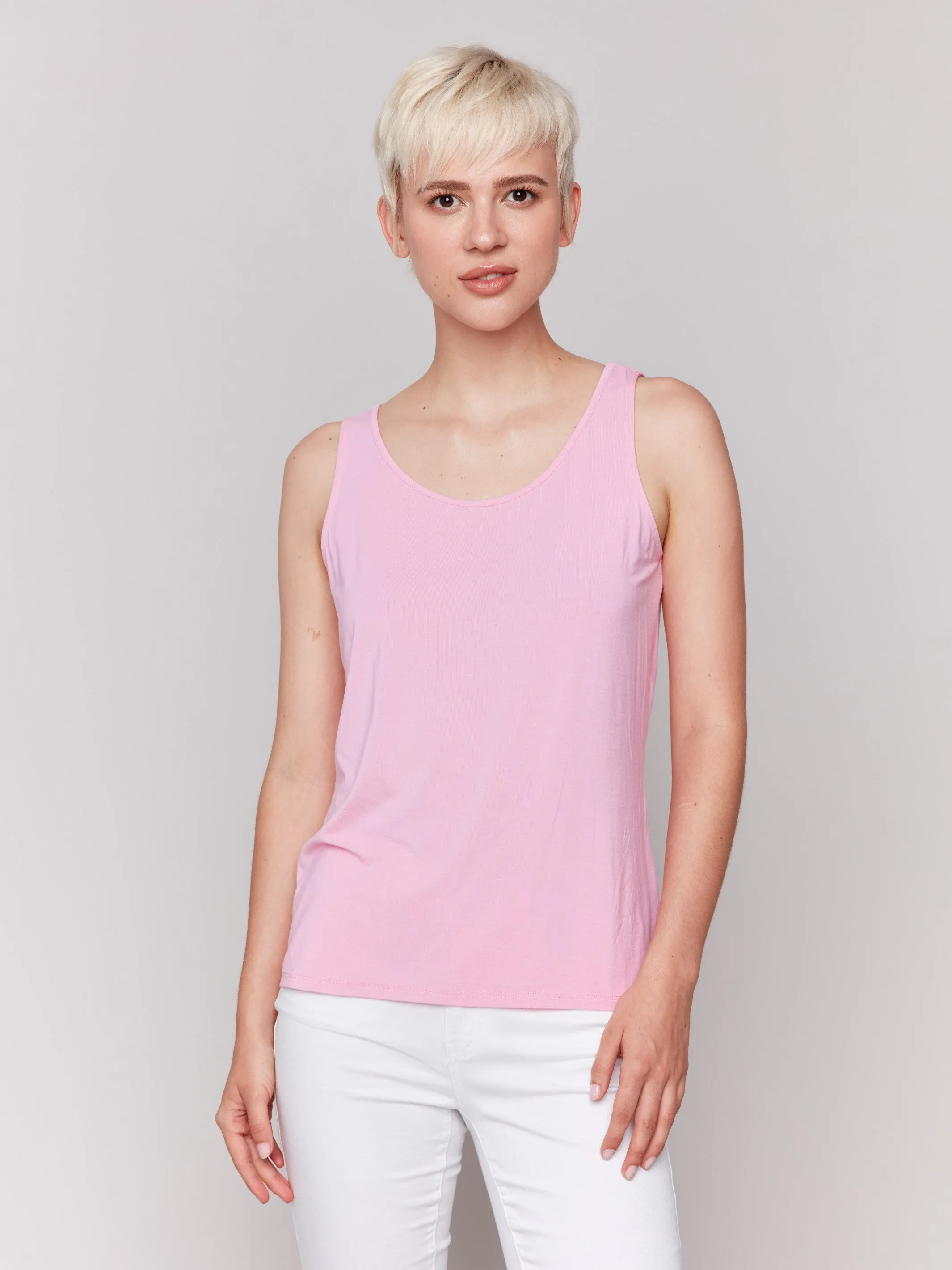 Reversible Bamboo Cami - Begonia
