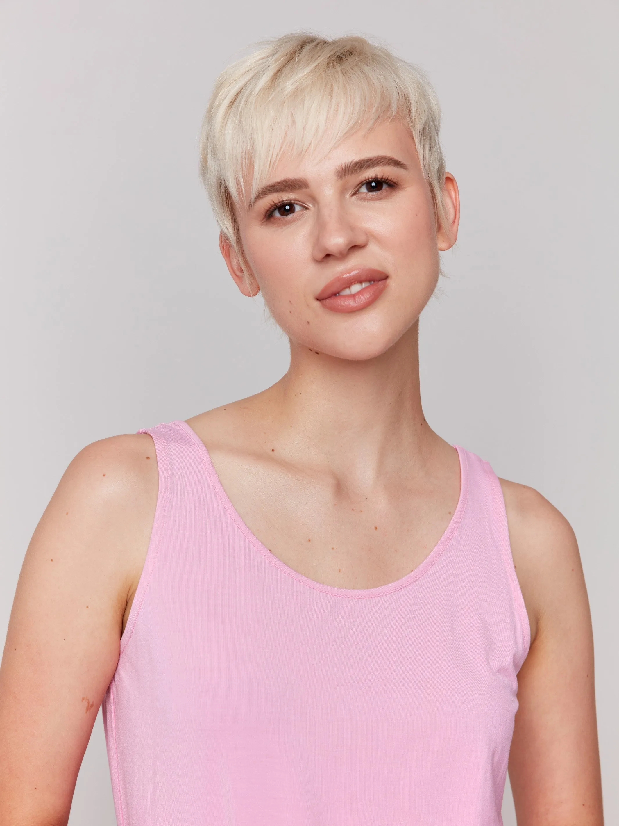 Reversible Bamboo Cami - Begonia