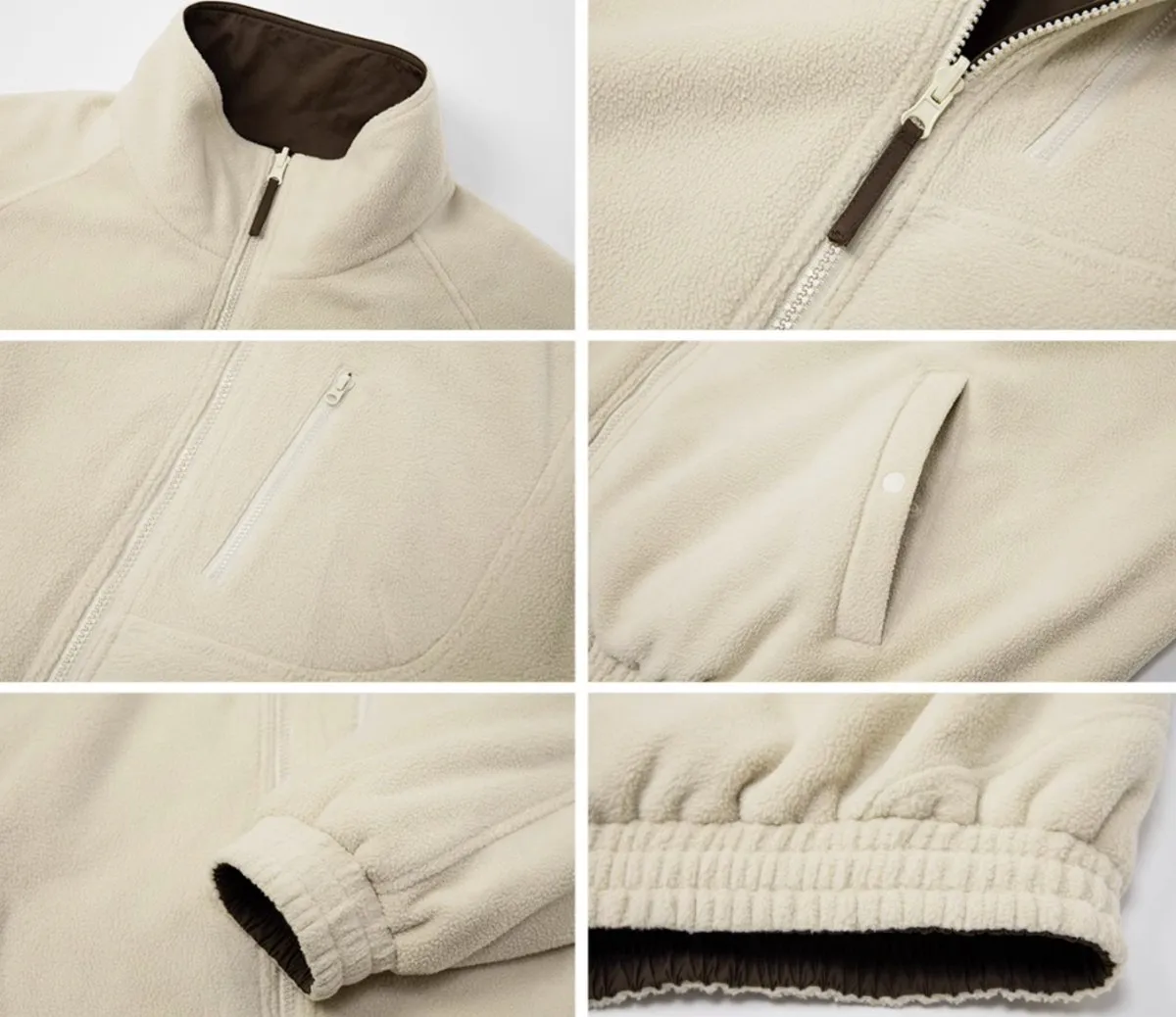 reversible fleece jacket   N4753