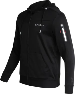 Spyder Men's Active Sweatshirt - Performance Tech Fleece Zip Hoodie Sweatshirt - Workout Full Zip Track Jacket for Men (S-XL)
