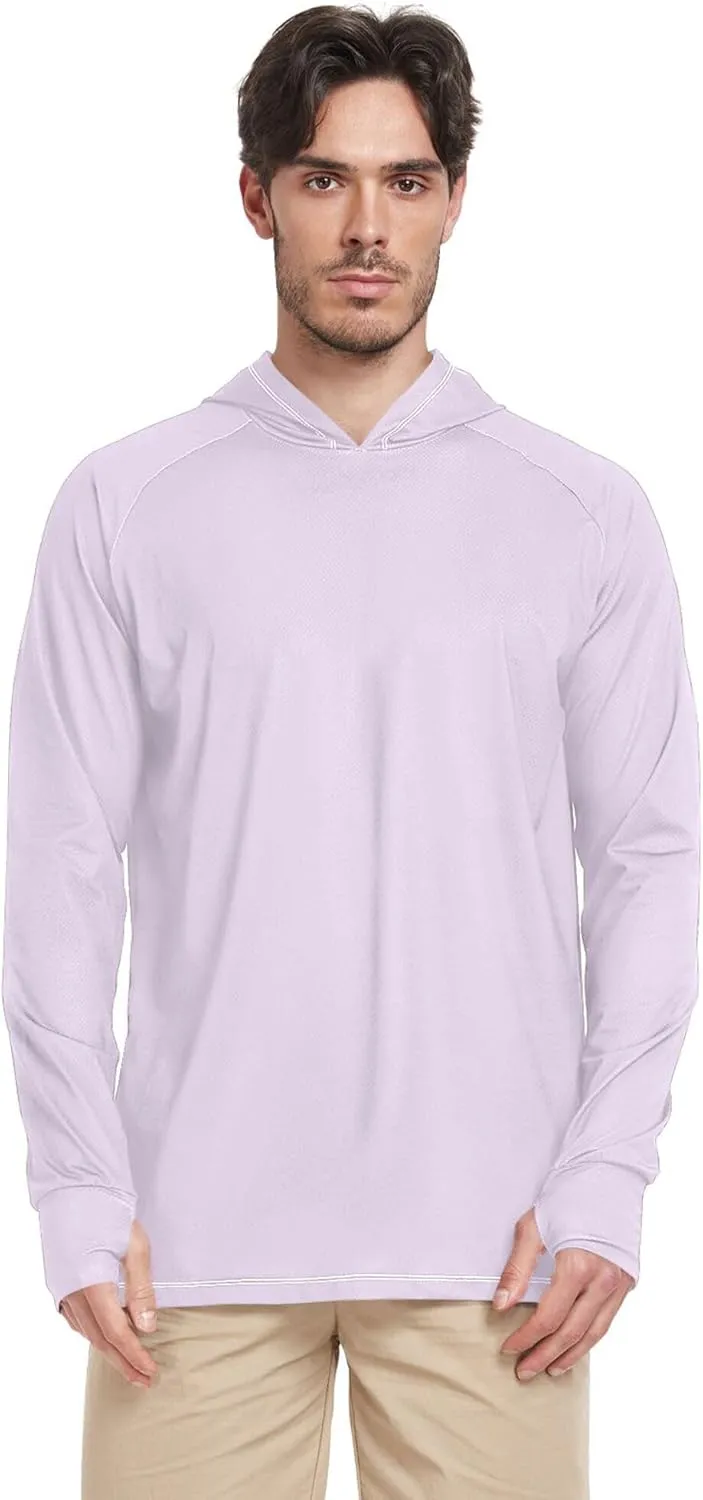 Sun Protection Hoodies Long Sleeve Fishing Shirt UPF 50  Quick-Dry UV Rash Guard with Hood Sunproof Shirts