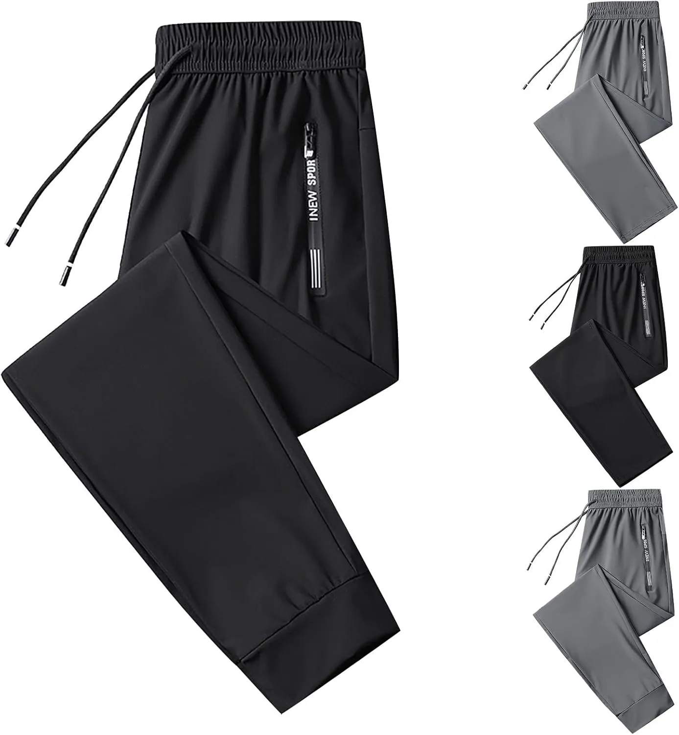 Sweatpants for Men, Regular Fit Cargo Pants for Men Mens Stretch Work Cargo Work Summer Beach Pants for Men