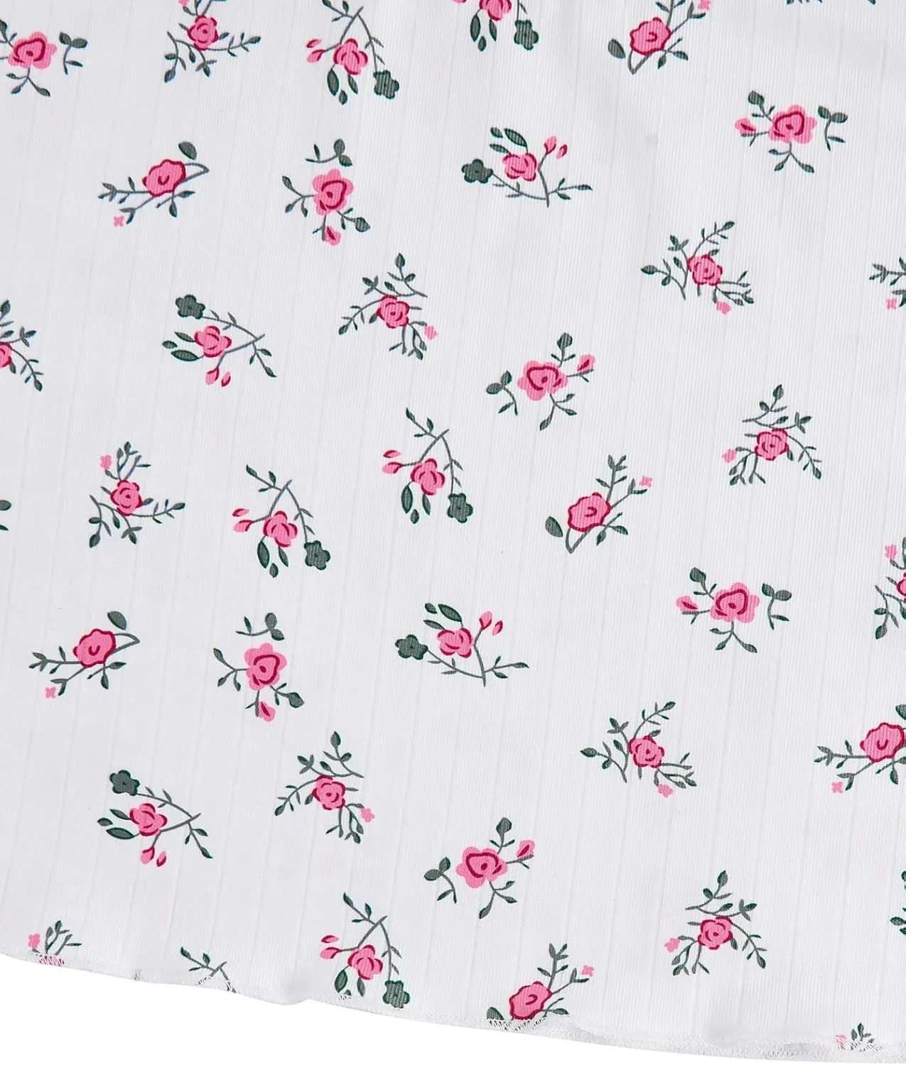 SweatyRocks Women's Casual Summer Floral Print Sleeveless Stretch Crop Tank Top